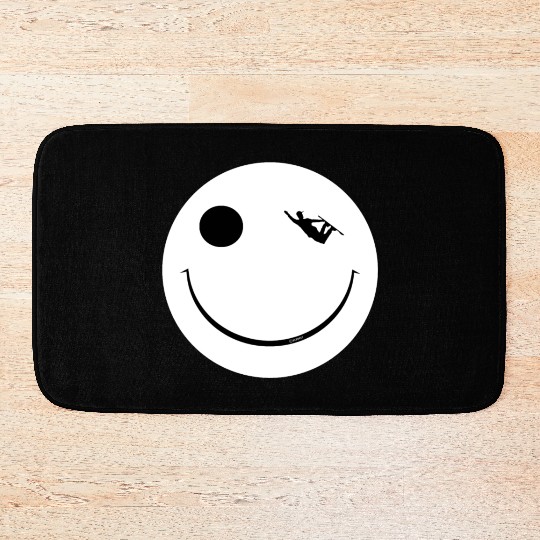 Snowboarding - Happy Halfpipe Bath Mats