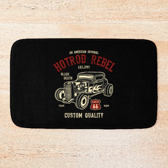 Hot Rod Rebel Bath Mats