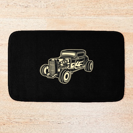 Hot Rod Rebel Bath Mats