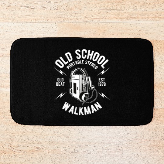 Old School Walkman Bath Mats