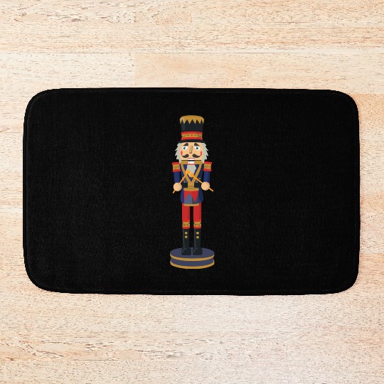 nussknacker nutcracker weihnachten christmas santa Bath Mats