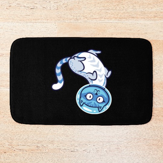 Space cat Bath Mats