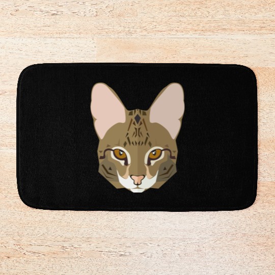 Cat face Bath Mats