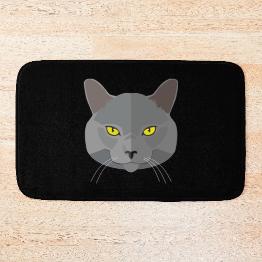 Cat face Bath Mats
