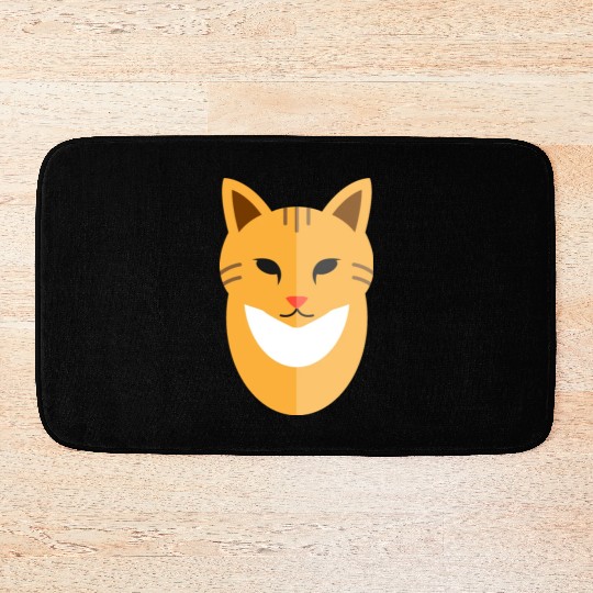 Cat face Bath Mats