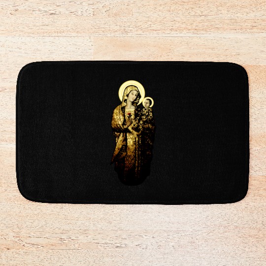 Our Virgin Mother (and Son) Bath Mats