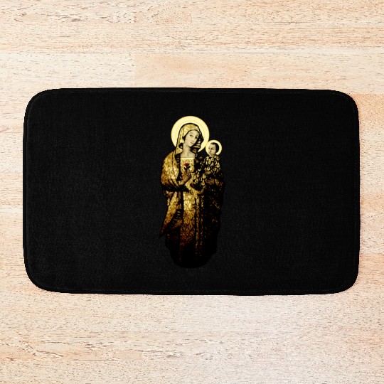 Our Virgin Mother (and Son) Bath Mats