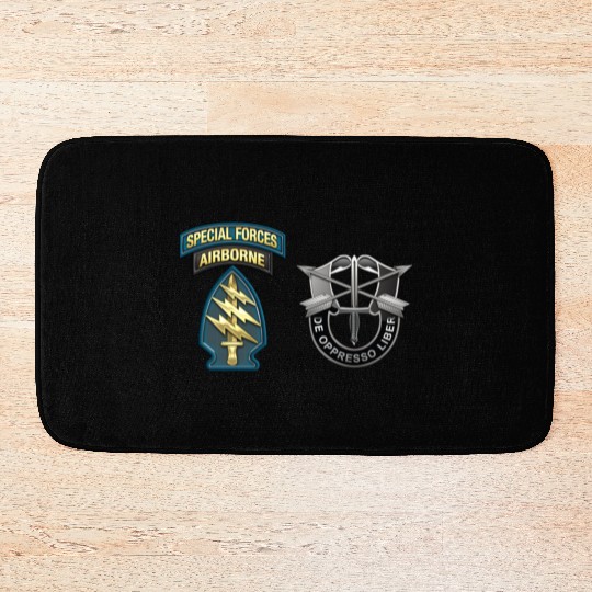 U S Army Special Forces Green Berets SSI DUI Bath Mats