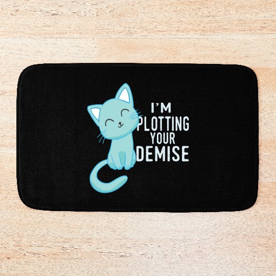 Cat - Cat Lover - Gift - Bath Mats