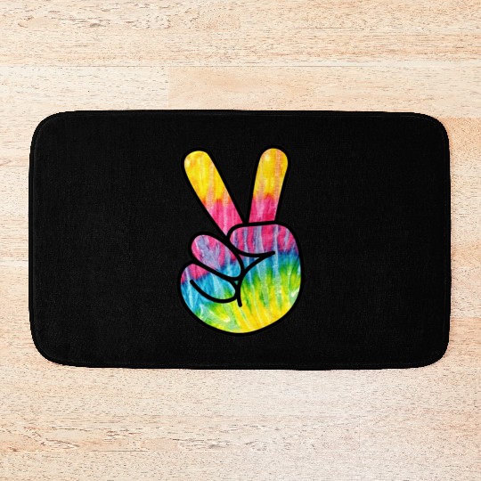 weltfrieden auf erden world peace on earth love170 Bath Mats