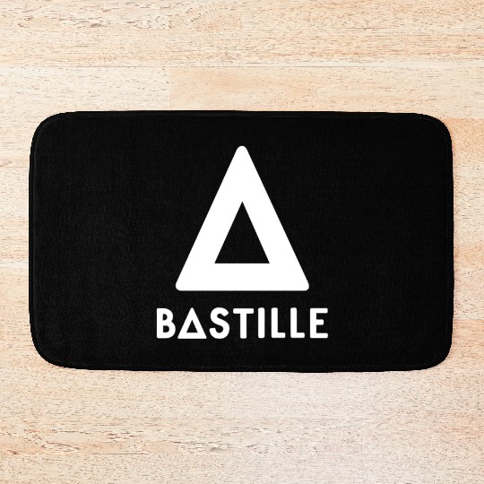 Bastille Rock Band Triangle Logo Bath Mats