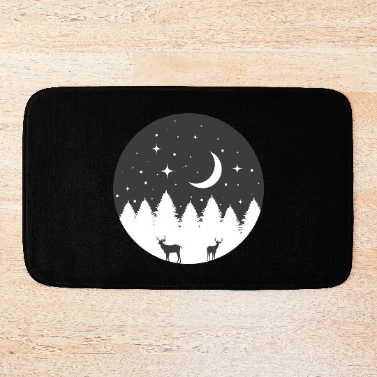 Starry night Bath Mats