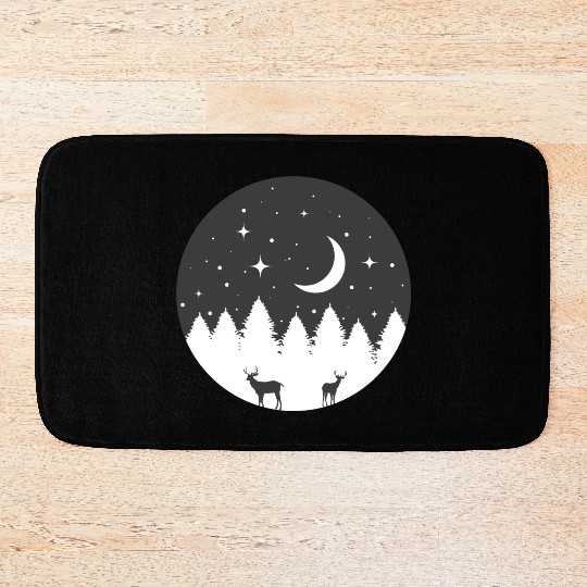Starry night Bath Mats