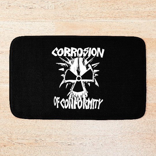 Corrosion Of Conformity Old School Logo Bath Mats