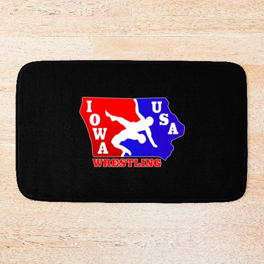 Iowa Team USA Wrestling Bath Mats