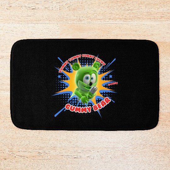 Funny Lucky Gummy Bear Bath Mats