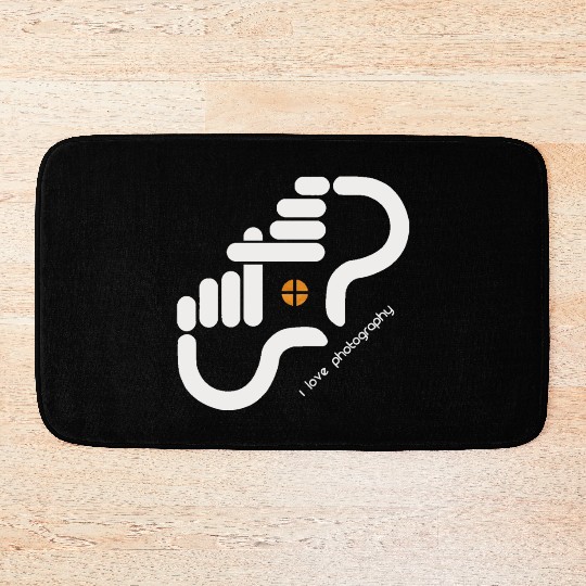 I LOVE PHOTOGRAPHY Bath Mats