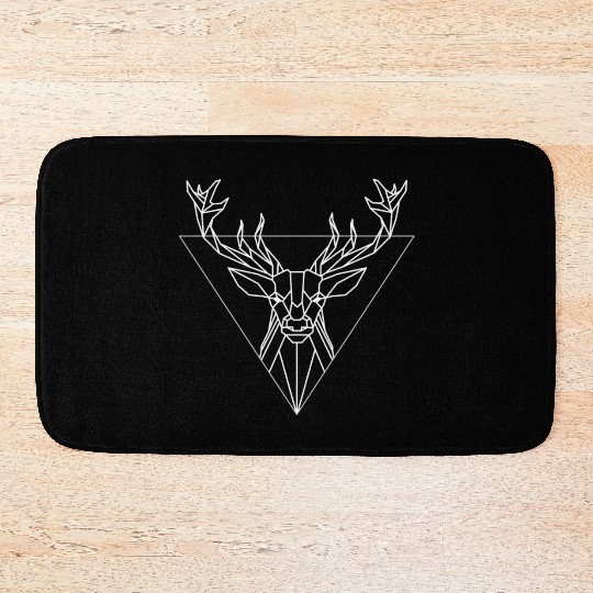 Polygone Deer polygonart lowpoly Unisex Bath Mats