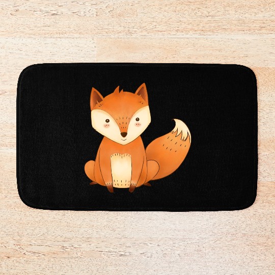 Woodland Fox Bath Mats