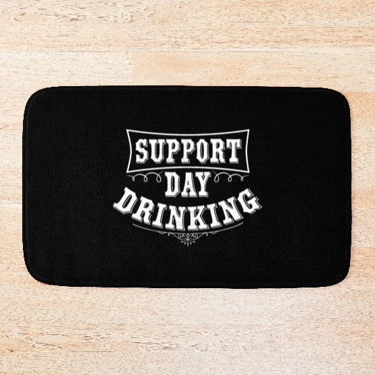 Support Day Drinking Bath Mats