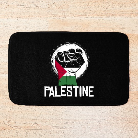 Palestine Fist Bath Mats