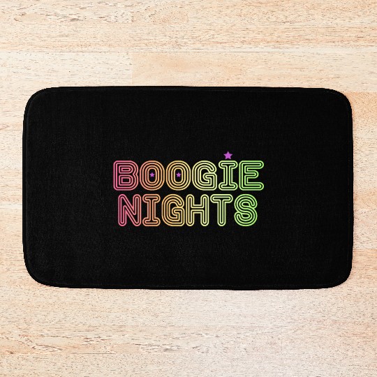 Boogie Nights Retro Movie Dirk Diggler Vintage 70s Bath Mats