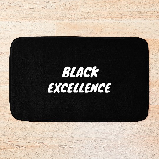 black excellence hipster grandma Bath Mats