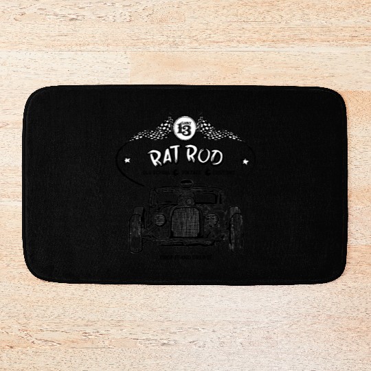 Rat Rod - Hot Rod Bath Mats
