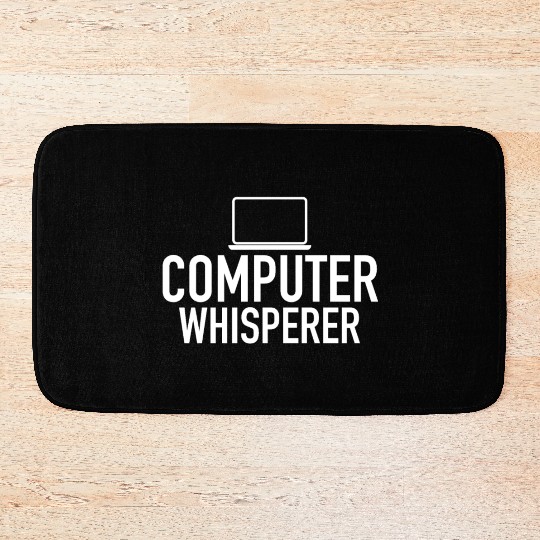Computer Whisperer Tech Support IT Support IT Nerd Bath Mats