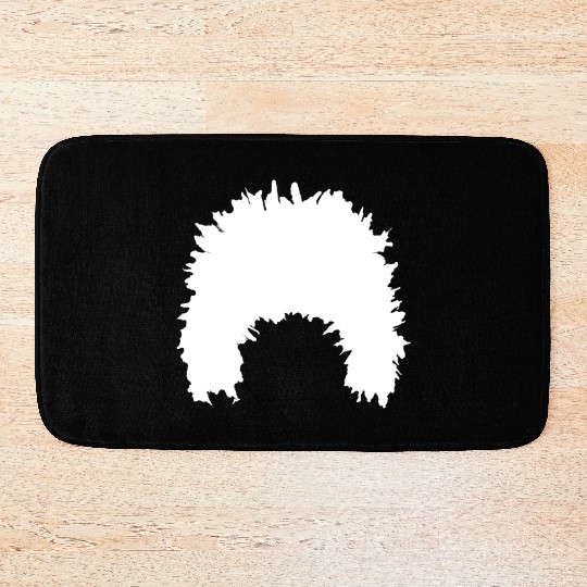 khabib nurmagomedov sheep hat no text white Bath Mats