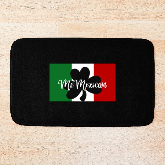 St Patricks Day McMexican Irish Mexican Bath Mats