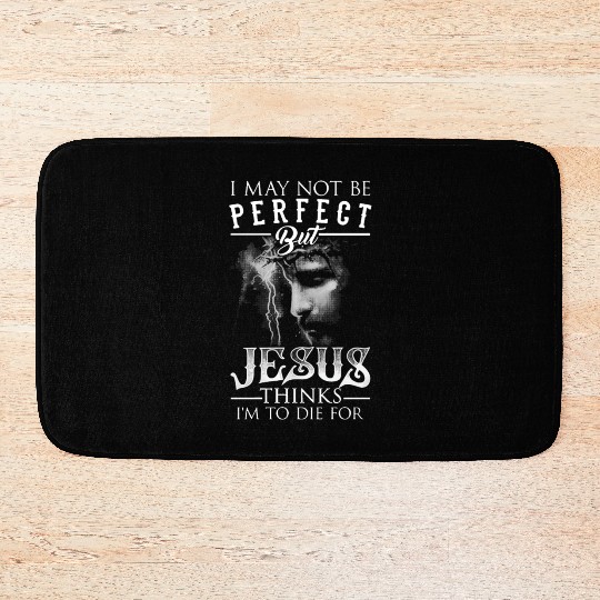 Jesus Christ Funny Church Gift God Bible Religion Bath Mats