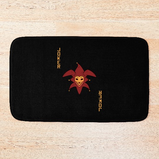 Joker Playing Card Bath Mats