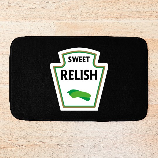 Sweet Relish Bath Mats Halloween Costume Funny Holiday