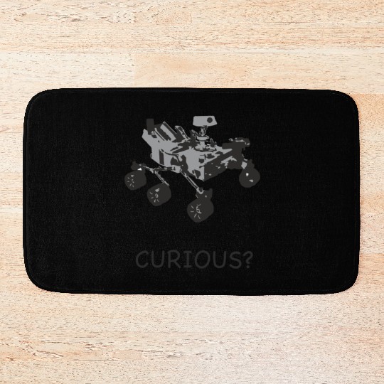 Curiosity Mars Rover Bath Mats