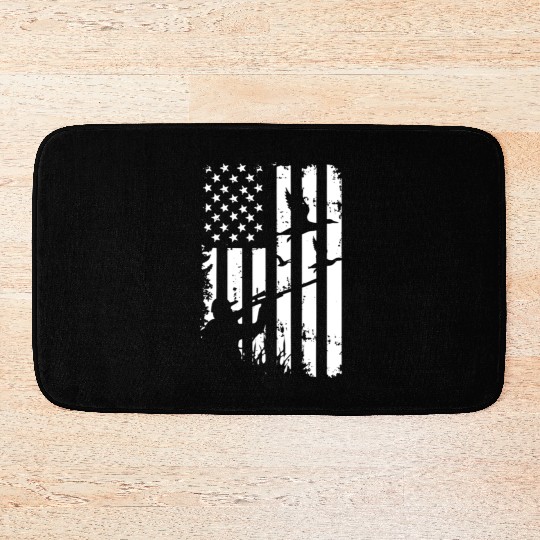 USA Duck Hunting American Hunters Hunt Gifts Bath Mats