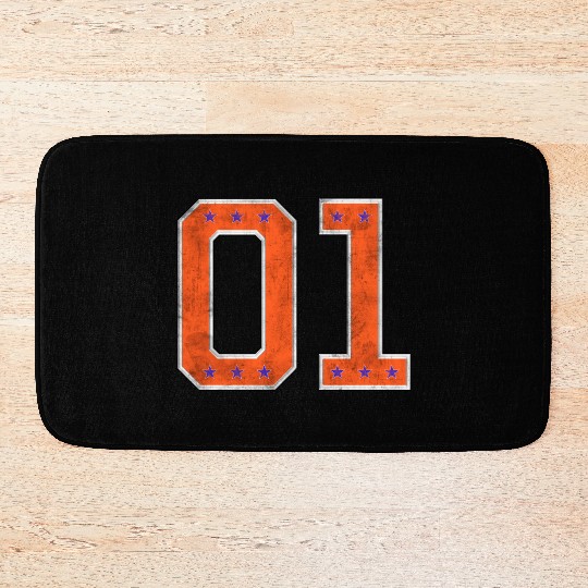 01 General Lee Style Bath Mats