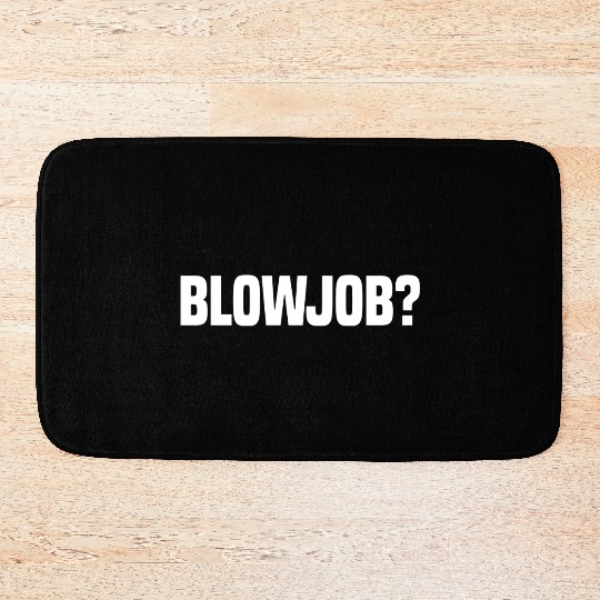 Bjob fragezeichen white Bath Mats
