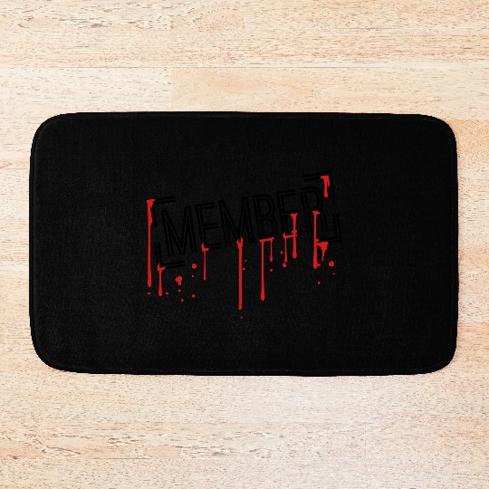 blood drop graffiti community stamp team crew frie Bath Mats