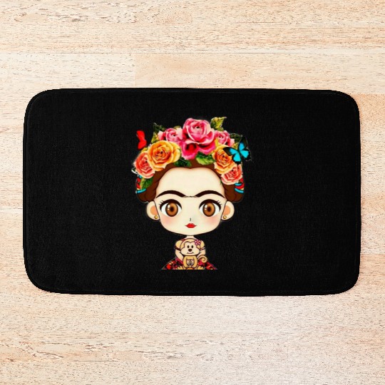 FRIDA KAHLO woman Bath Mats