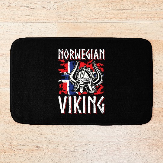 Norway Viking Normans Northmen Warriors Bath Mats