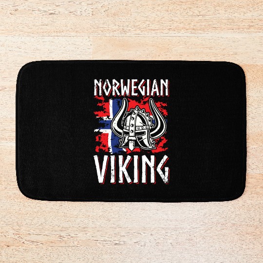 Norway Viking Normans Northmen Warriors Bath Mats