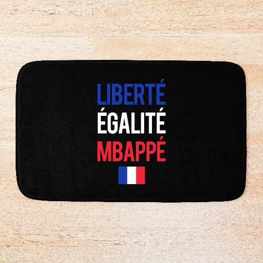 Liberte E galite Mbappe France Bath Mats