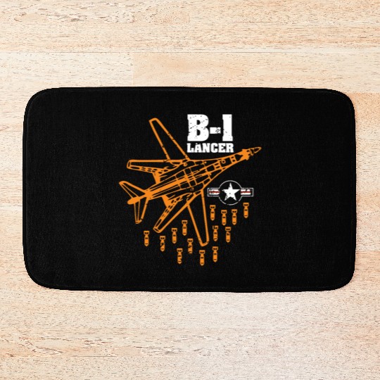 B-1 Lancer Air Force Bomber Bath Mats
