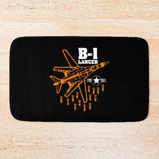 B-1 Lancer Air Force Bomber Bath Mats