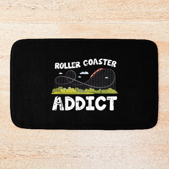Roller Coaster Addiction Bath Mats