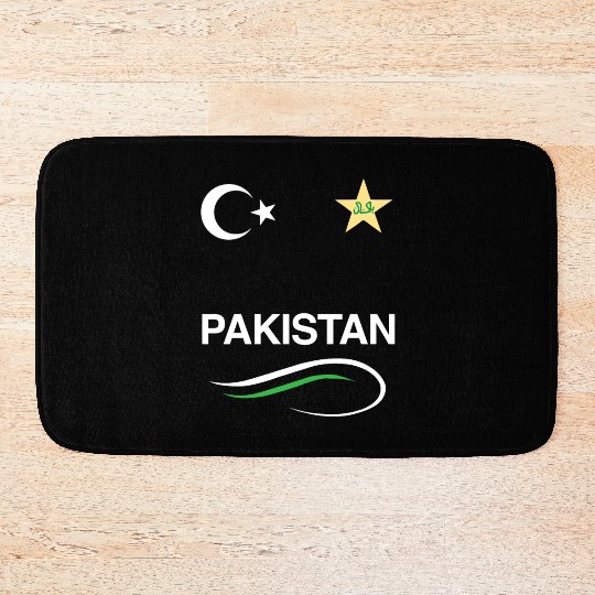 Pakistan Cricket Team Bath Mats Fans Jersey