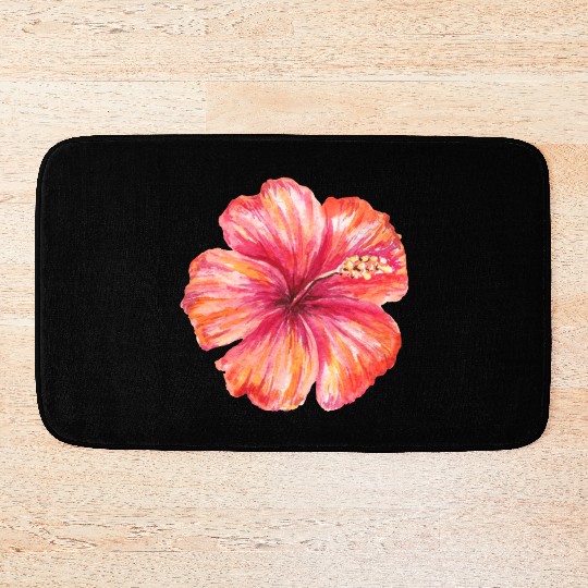 Hibiscus Bath Mats