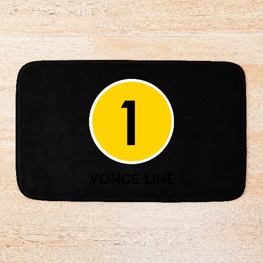 Yonge Street Subway Line Bath Mats
