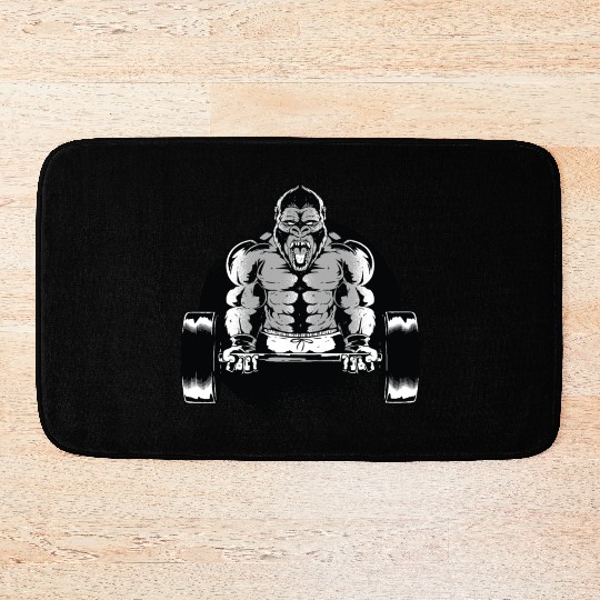 Gorilla Dumbell Bath Mats